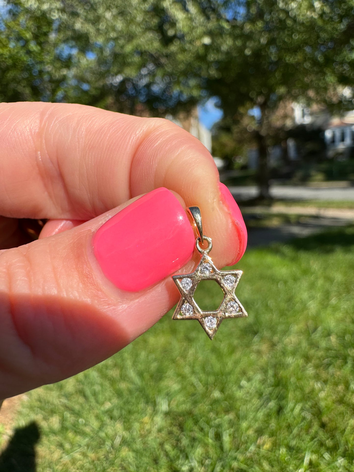 14k and Diamond Star of David
