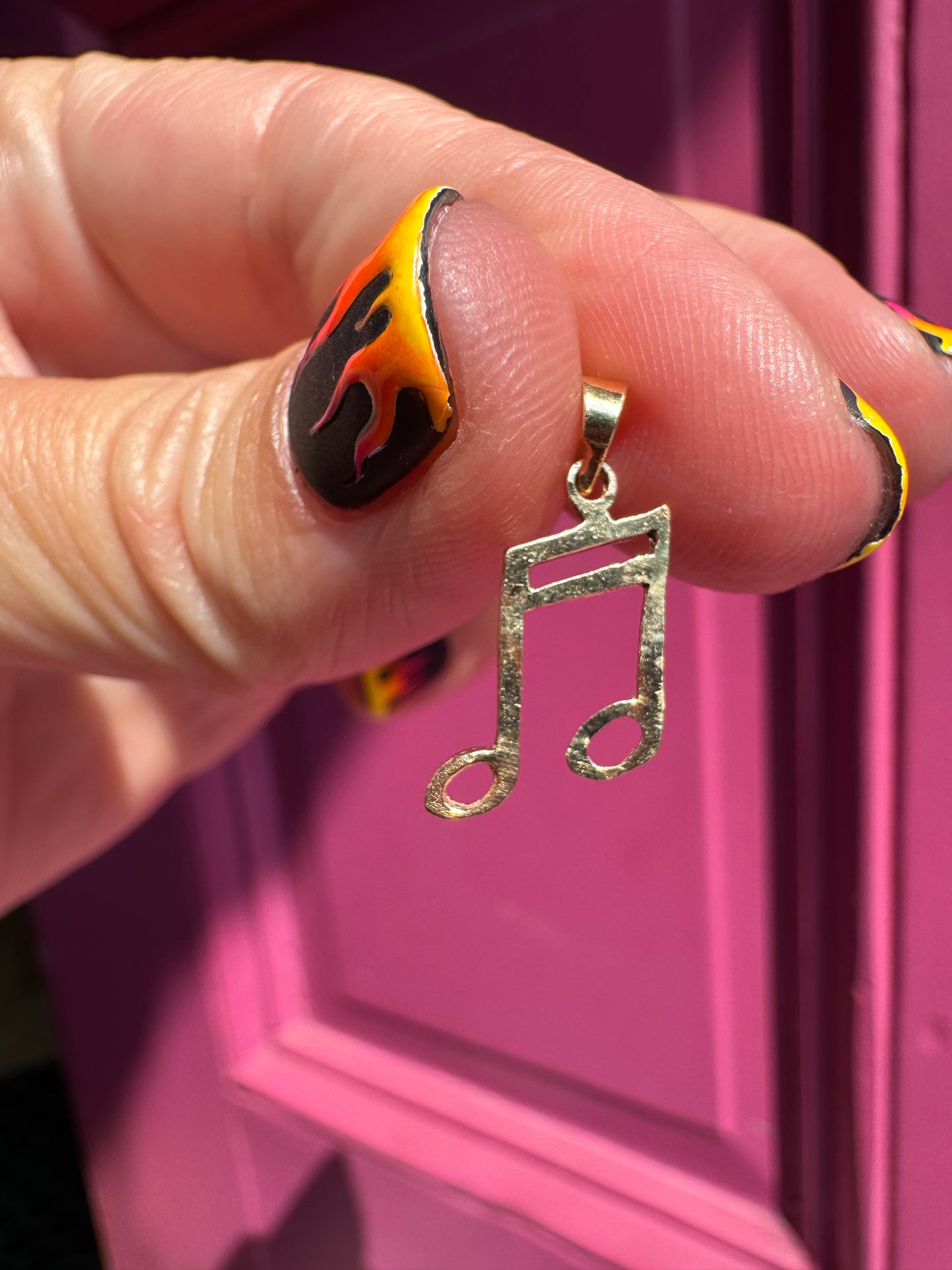 14K Music note Charm