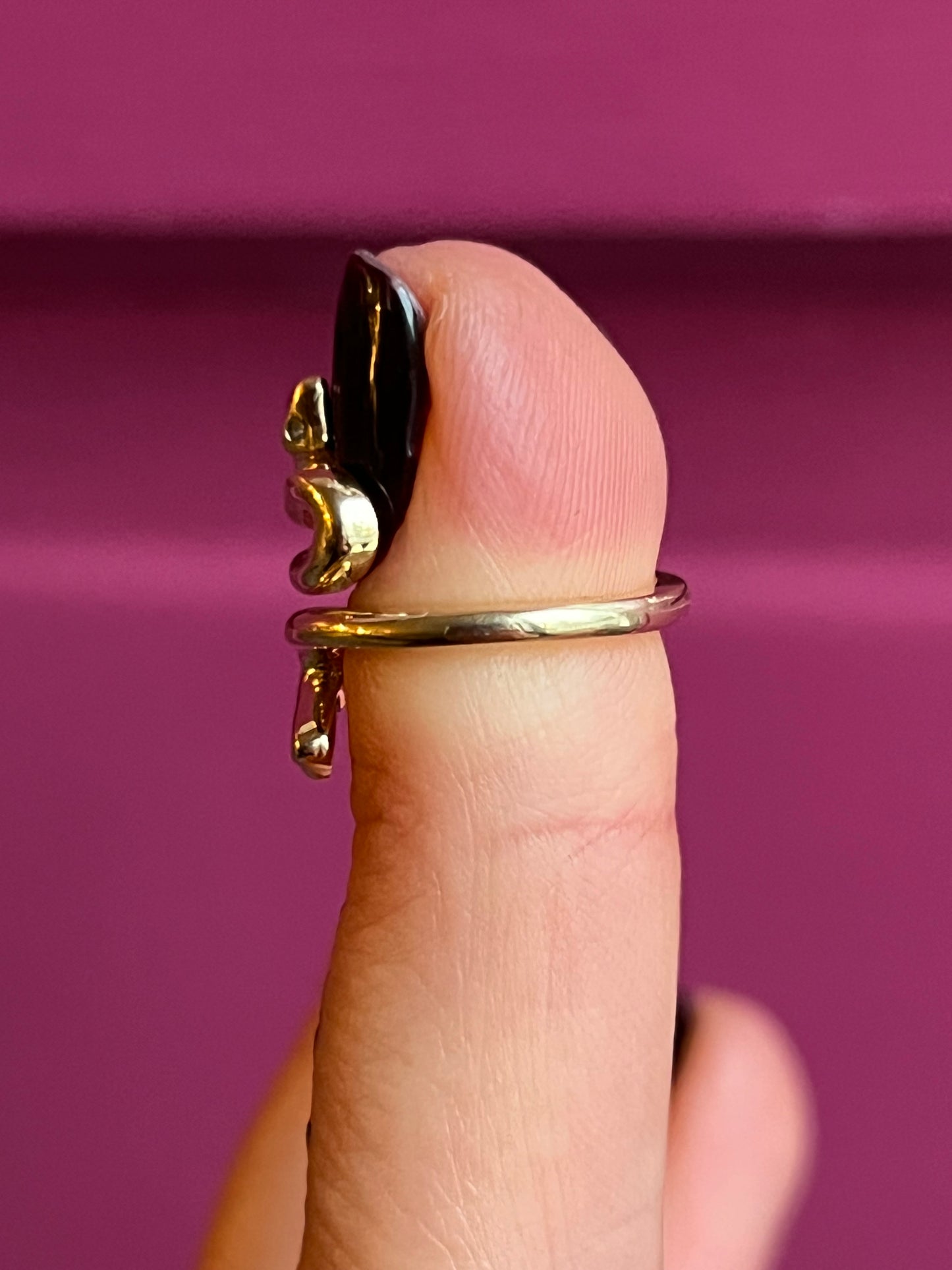 Snake Nail Ring