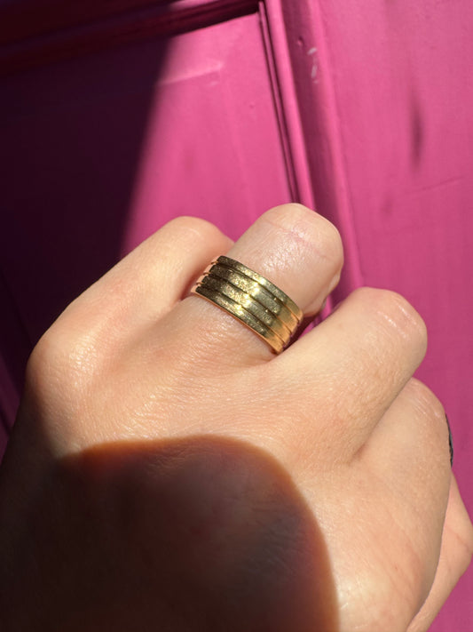 14K Stacked Ring