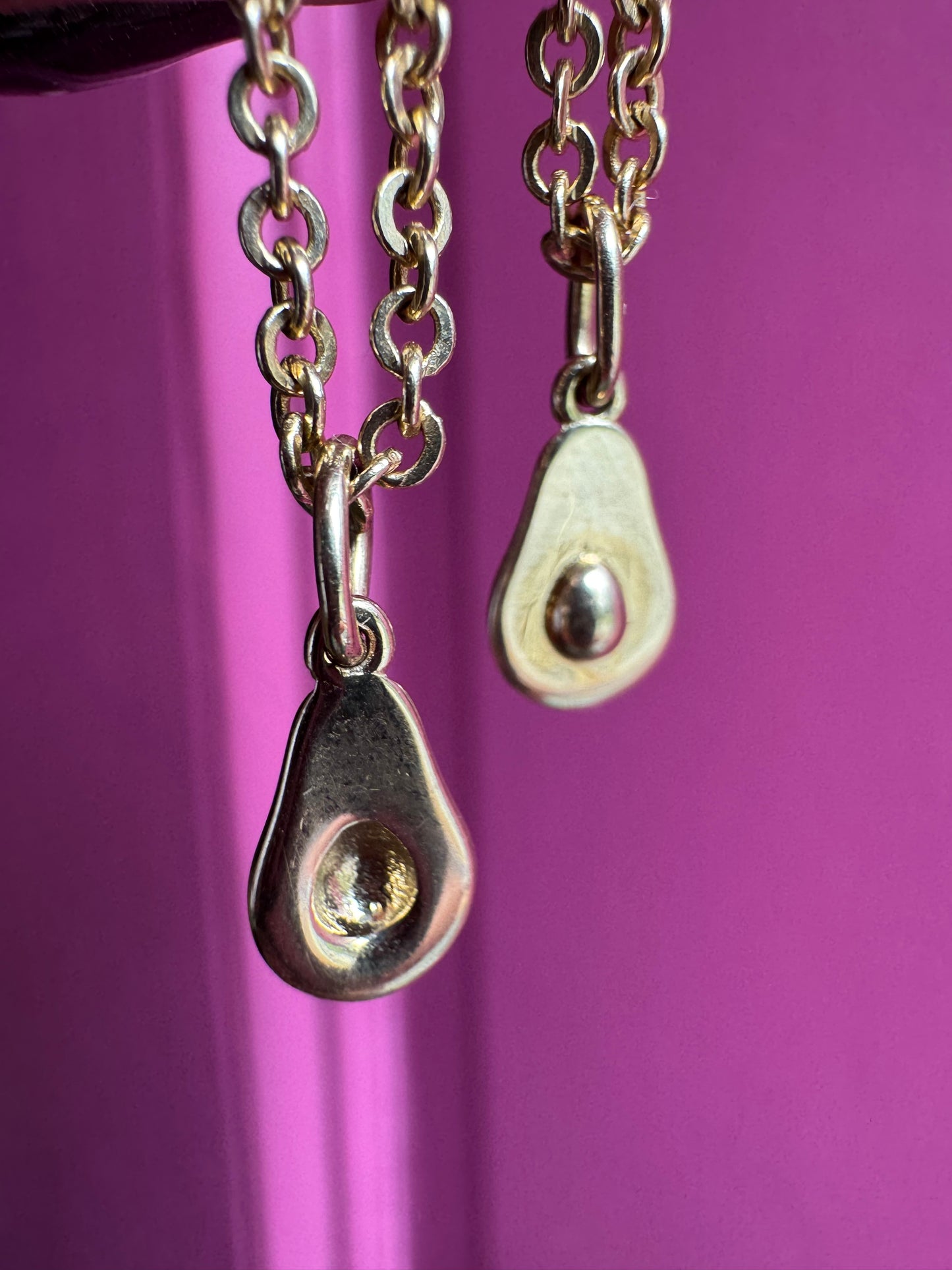 14k Avocado Friendship Charm set