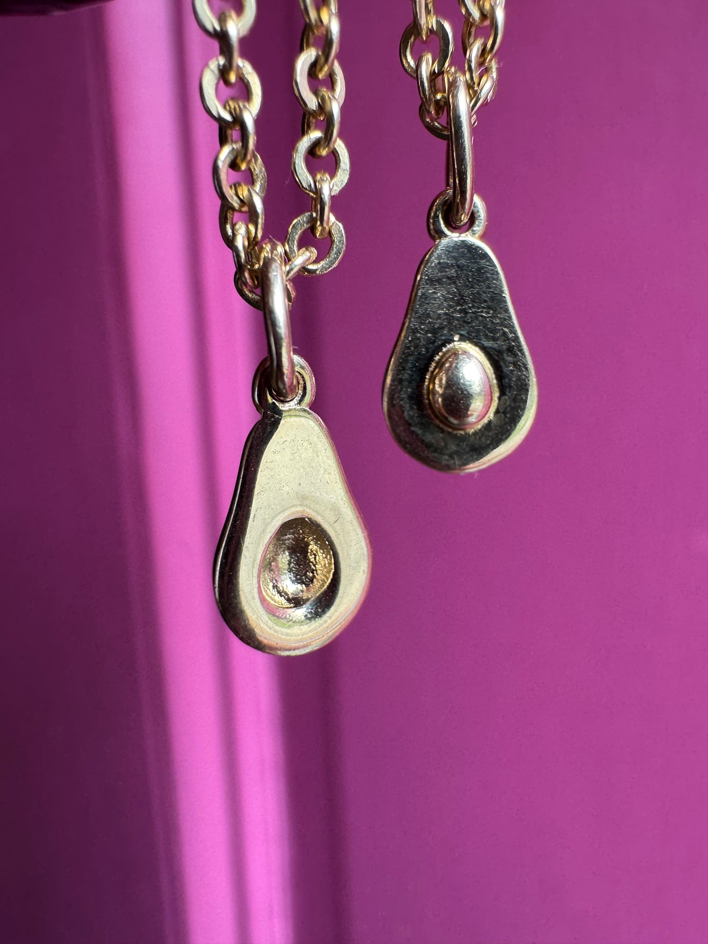 14k Avocado Friendship Charm set