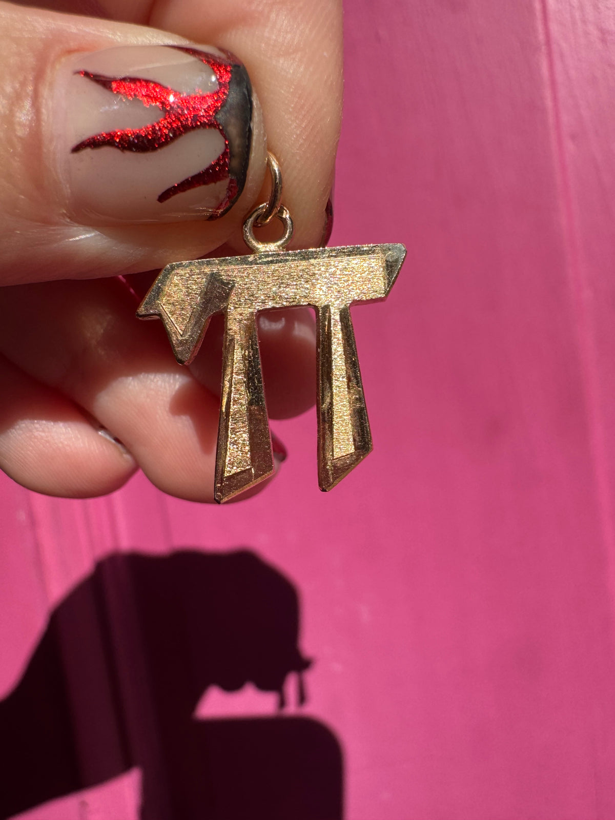 14k chai pendant