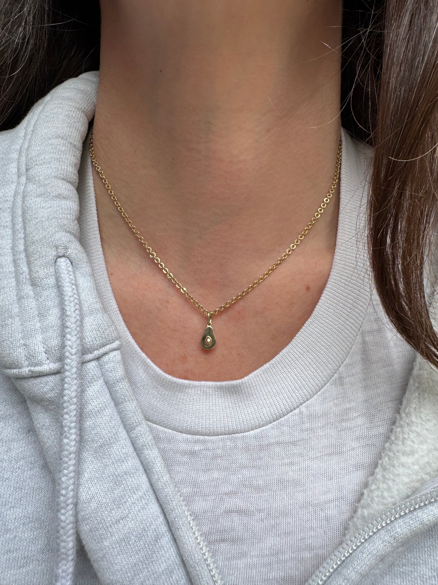 14k Avocado Friendship Charm set