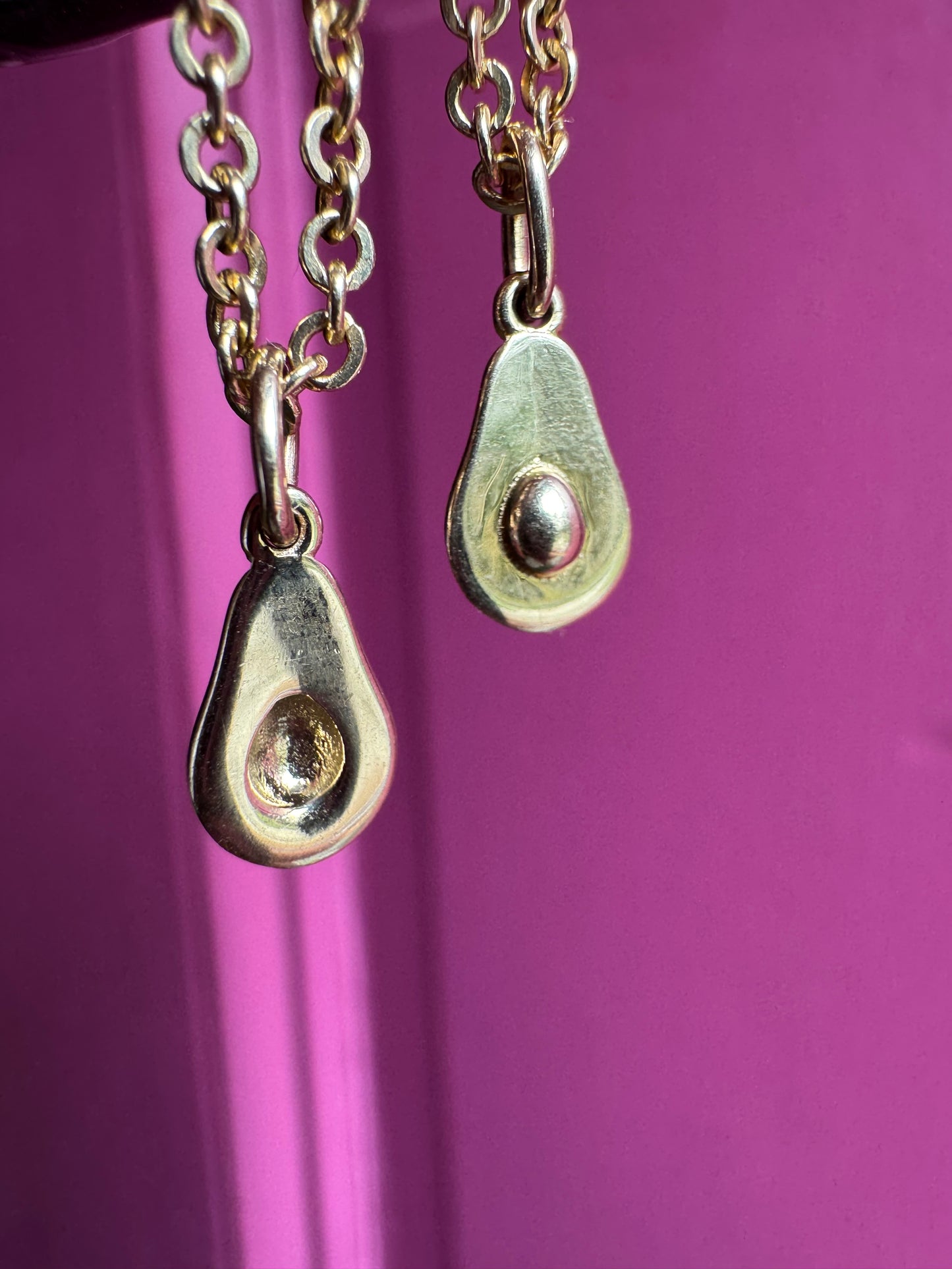 14k Avocado Friendship Charm set