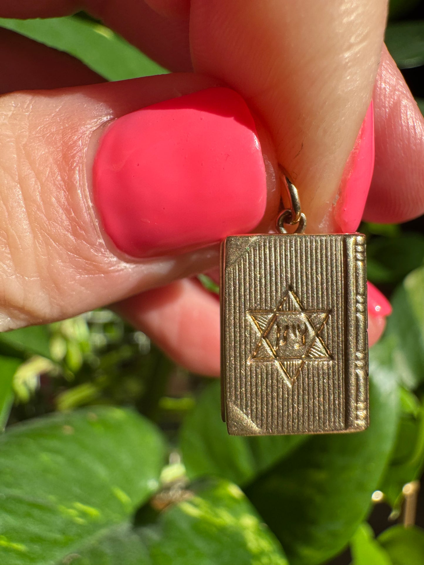 14k siddur locket