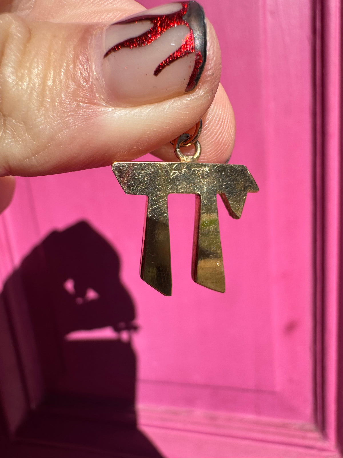 14k chai pendant